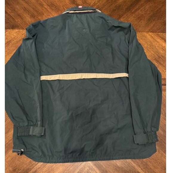 Chaps Ralph Lauren Anorak Jacket Green Pullover Hooded Mens Size L |R1 - Picture 2 of 7